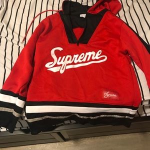 Supreme reflecting hoodie hockey